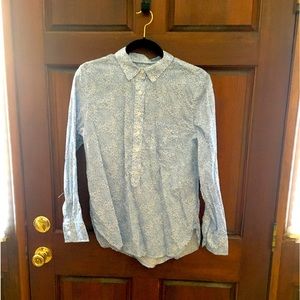J Crew Liberty Of London Popover NWOT 10 PRICED AS MARKED